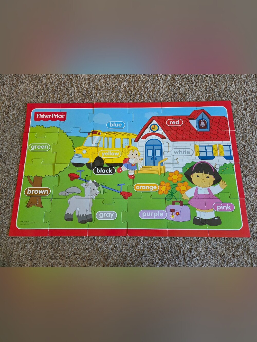 Fisher-Price Color Words Puzzle